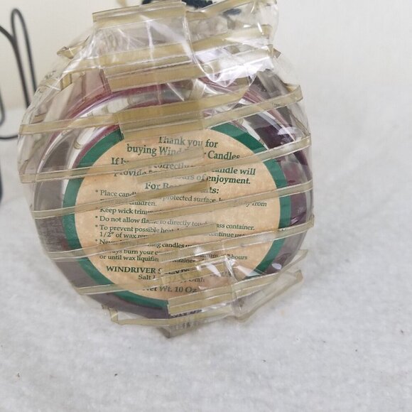 candle wind river scent of nature red wireframed Utah salt lake city home décor - Picture 4 of 6